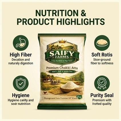 Saify Farms Premium Chakki Atta