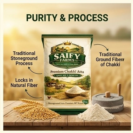 Saify Farms Premium Chakki Atta