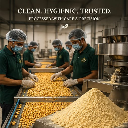 Saify Farms Besan | 100% Pure Chana Dal | Finely Ground | 1 kg